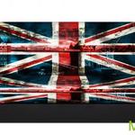 фото Диван Британский флаг 11 флок фото-принт 120 ППУ