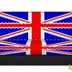 фото Диван Британский флаг флок фото-принт 120 ППУ
