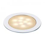 фото LED SLIM LIGHT светильник встраиваемый IP67 c 9 SMD LED, 0.5Вт, 3000K, 20lm, 12В~, полир. алюминий | 550672 SLV