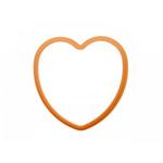фото Форма, силиконовая, сердце, 13 х 13 см, оранжевая, PERFECTO LINEA (22-009414)