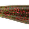 фото Силиконовая приманка C.A.L. Shad, 7,6 см Расцветка 371 Avocado/Red Glitter
