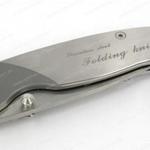 Фото №7 Нож Sanrenmu серии EDC, лезвие 68 мм, рукоять металл, крепление на ремень
