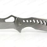 Фото №2 Нож Sanrenmu серии Outdoor, лезвие 64 мм, металлическая рукоять, карабин