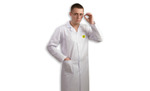 фото Антистатический халат, мужской, белый