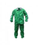 Фото №2 Спортивный ветрозащитный костюм (непромокаемый), зеленый (7500)