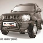 фото Slitkoff Кенгурятник d57 низкий черный SUZUKI JIMNY (1998)