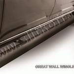 фото Slitkoff Пороги d76 труба черные Great Wall Wingle (2013)