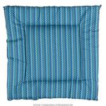 фото Сиденье для стула миссони синий , 40х40 см,100 проц. полиэстер