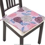 фото Сиденье для стула астра , цвет фиолетовый, 40х40 см, 100 проц. полиэстер