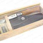 Фото №6 Складной нож Opinel серии Tradition №08 с чехлом, в деревянной коробке