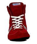 фото Обувь для самбо WS-3030, замша, красный (161279)