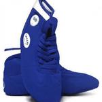 Фото №2 Обувь для борьбы синий/белый GWB-3052/GWB-3055 (156984)