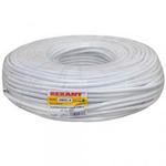 фото Комбинированный кабель КВОС-4 D=6мм +4*0.5мм2 100м белый REXANT