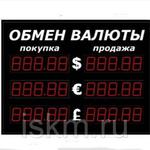 фото Пятизначное табло курса валют (на три валюты) двустороннее