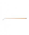 фото Палочка 56 см с карабином для ленты для художественной гимнастики, оранжевый (АВ215) (151300)