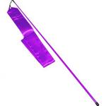 фото Лента для художественной гимнастики 6м, с палочкой 56 см, АВ228, фиолетовый (104533)