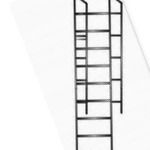 фото Лестница односекционная приставная с широкими ступенями ЛПА-0,75-3,5