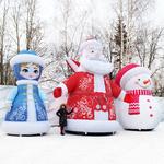 фото Надувные новогодние фигуры