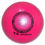 фото Мяч для художественной гимнастики sport 19см 400г, розовый, T8 (8827)