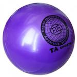 фото Мяч для художественной гимнастики 19см 400г, фиолетовый, T8 (8503)
