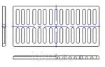 фото Решетка водоприемная чугунная 750х400 мм