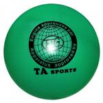 фото Мяч для художественной гимнастики 19см 400г, зеленый, T8 (4621)