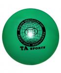 фото Мяч для художественной гимнастики 19см 400г, TA sport T9, зеленый с блестками (179896)