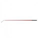 фото Палочка 56 см с карабином для ленты художественной гимнастики, красный (АВ215) (4628)