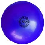 фото Мяч для художественной гимнастики 19см 400г, синий, АВ2801 (2189)