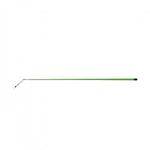 фото Палочка 56 см с карабином для ленты для художественной гимнастики, зеленый (АВ215) (151302)