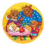 фото Круглый мягкий пазл на 30 элементов «Три медведя»