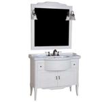 фото Il Tempo Del Комплект мебели для ванной комнаты на 100 см (цвет Velluto Bianco - бархатный белый)