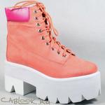 фото Jeffrey Campbell Jeffrey Campbell ботинки на платформе Nirvana coral