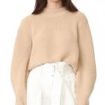 фото DKNY Пуловер с очень длинными рукавами и вырезом на спине