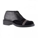 фото FABI Модные черные ботинки из кожи на шнуровке от бренда FABI