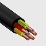 фото Силовой кабель ВВГнг(А)-LS 5х1.5ок(N.PE)-0.66 однопроволочный|018J50012 Кольчугино