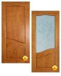 фото Межкомнатная филенчатая дверь из массива сосны "Санталия"