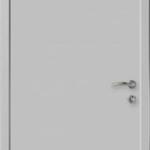 фото Дверь влагостойкая композитная гладкая "Капель (Kapelli) " (RAL7035, светло-серый)