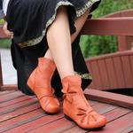 фото Специальные предложения осень 2015 новый стиль женщин обувь осень/зима сапоги женщин короткие ботинки с круглой головой низким и голые сапоги 155-3