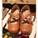 фото Японские мягкие ботинки квартир лес свежий и ленивый круглая голова куклы обувь Обувь женская обувь литературный дикий горох