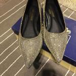 фото Новый продукт признакам 2014/15 Золотая нить из Мали указал ботинки с блестками ботинки плоской Женская обувь