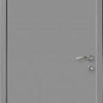 фото Скидка 15%: Дверь влагостойкая композитная гладкая "Капель (Kapelli)" (RAL7040, темно-серый) стр.проем 1000х2100 мм