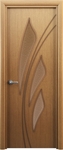 Фото №3 Межкомнатная шпонированная дверь "Ландыш", остекленная