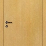 фото Дверь ламинированная финская "Эконом" глухая, цвет бук