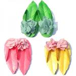 фото Новые листья летом случайные милые цветы скольжения женщин флип-флоп плоские сандалии и тапочки обувь женские сандалии