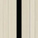фото Межкомнатная дверь CASAPORTE экошпон Сицилия 02 стекло черное "Триплекс"