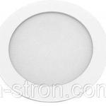 фото Светильник 12Вт встраиваемый круглый белый, 4000-4500К, металл,170 (155) мм (ультратонкий)