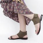 фото KRRISH 2013 новый предпродажной в натуральной кожи ручной работы ног Италия стиль плоские женские сандалии