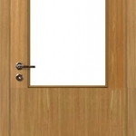 фото Дверь ламинированная финская "Эконом" под стекло 50% (белая, дуб, бук, вишня, ит. орех, мил. орех)