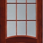 фото Шпонированная дверь Стендор Ричард 241H Красное дерево